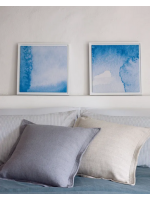 CIELO set of two modern paintings on canvas