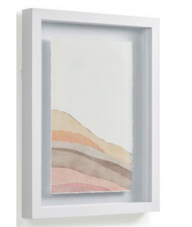 DUNE 30x40 cm quadro moderno con cornice bianca