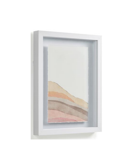 DUNE 30x40 cm quadro moderno con cornice bianca