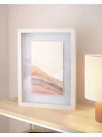 DUNE 30x40 cm modern painting with white wooden frame