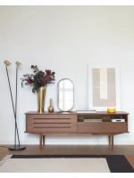 ASSO TV cabinet 180 cm veneered walnut design home