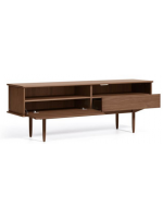 ASSO TV cabinet 180 cm veneered walnut design home