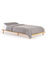 LENA single bed in solid ash wood 90x200 cm