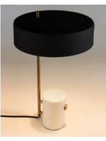 ANASTASIA in marble and metal table lamp