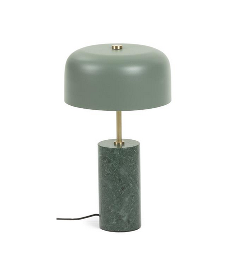 CLEO in marmo e metallo verde lampada da tavolo