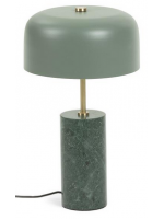 CLEO en marbre et vert lampe de table en métal