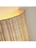 GIZZ natural rattan wall light