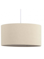 BAHAMAS beige or gray chandelier with cotton lampshade