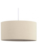 BAHAMAS lustre beige ou gris avec abat-jour en coton