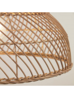 ASAI lampshade for suspension lamp in hand-woven natural fiber