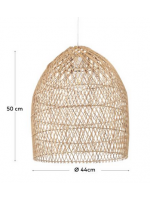 JAFRA lampshade for suspension lamp in hand-woven natural fiber