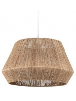 NATHAN lampshade for suspension lamp in hand-woven natural fiber