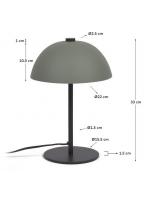 CRESS lampada da tavolo in metallo design casa