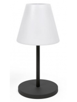 BLAK table lamp with integrated white LED light and different colors for indoor or outdoor