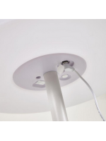 WHITE lampada da tavolo con luce a LED bianca e di diversi colori integrata per interno o esterno