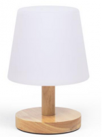 FROWEN lampada a LED calda in polietilene e legno per interno o esterno