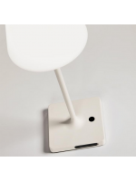 BAFER Lampe LED chaude en polyéthylène et aluminium pour intérieur ou extérieur