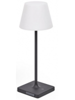 DREY Lampe LED chaude en polyéthylène et aluminium pour intérieur ou extérieur