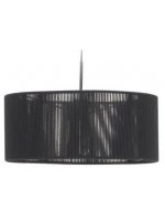 TARTAR lampshade for suspension lamp in black cotton