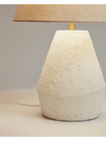 DEPRO table lamp in white magnesium