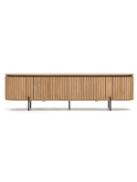 BASCO madia mobile TV 200 cm in legno massello dogato design living casa