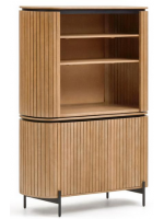 BASCO buffet h 170 cm en bois massif latté design living house