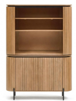 BASCO buffet h 170 cm en bois massif latté design living house