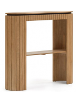 BASCO console en bois massif latté design living house