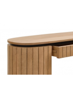 BASCO console in solid wood slatted design living house