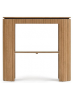 BASCO consola de listones de madera maciza design living house