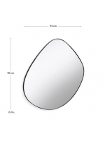 SOME diámetros 90 espejo de diseño moderno en casa o contrato