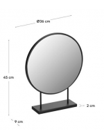 OREO specchio con base in metallo