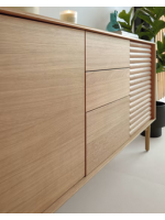 LANIA Sideboard in Eiche natur massiv Design Wohnen