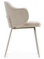 DASTY in fabric chair with armrests home living and contract