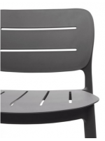 ELLA polypropylene stool color choice for garden terraces restaurants bars