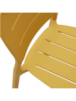 ELLA scelta colore in polipropilene sgabello seduta h 65 cm per giardino terrazzi ristoranti bar