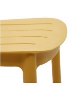 ELLA choix de couleurs de tabouret en polypropylène pour les terrasses de jardin les restaurants les bars