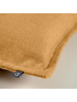 ABELA 60x60 mustard linen cushion