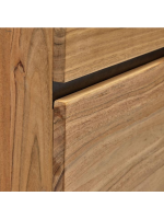 BEATRIZ credenza 100x155 h in legno massello di acacia naturale