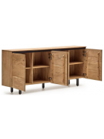 BEATRIZ sideboard 200x88 h in solid acacia wood design living home