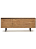 BEATRIZ TV cabinet 150x58 h in solid acacia wood design living home