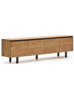 BEATRIZ TV cabinet 200x58 h in solid acacia wood design living home