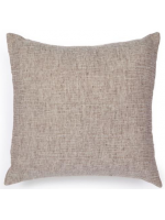 CLINT 45x45 cuscino in lino e cotone marrone chiaro