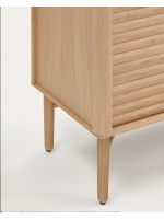 LANIA 104x144 h sideboard in solid wood and oak veneer