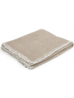 BABILONIA 125x150 light brown wool blanket