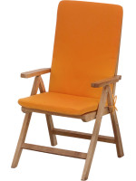 AURORA coussin pour fauteuil haut 48x114 en tissu pour extérieur