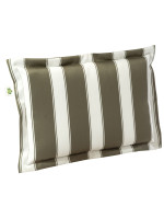 BANNER 38x24 back cushion with ruffles in outdoor fabric