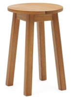 GREICE side table or stool in solid acacia wood