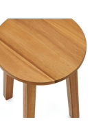 GREICE tavolino o sgabello in legno massello di acacia