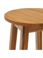 GREICE tavolino o sgabello in legno massello di acacia